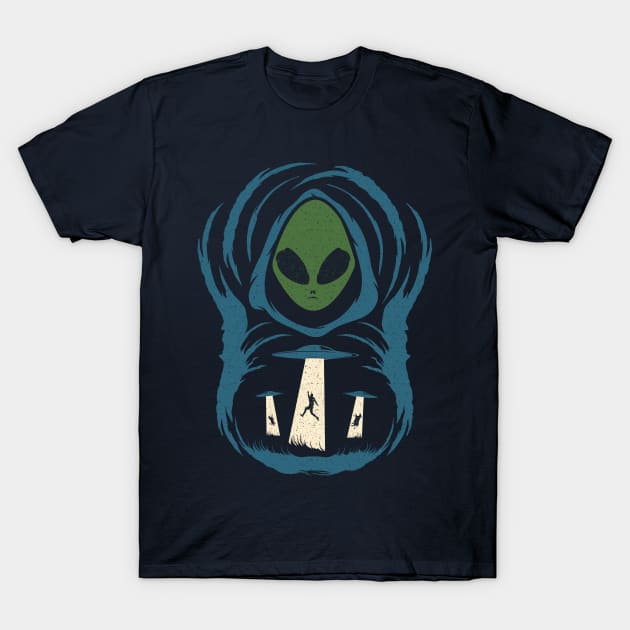 The Alien Abduction T-Shirt by thewizardlouis